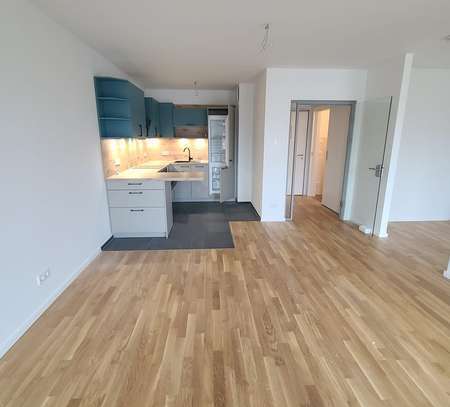 Erstbezug mit Balkon und Einbauküche: Exklusive 2-Raum-Wohnung mit geh. Innenausstattung