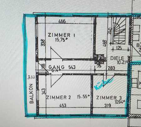 3-Zimmer Wohnung mit Einbauküche in Bad Heilbrunn