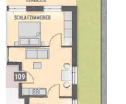 2-Zimmer-Penthouse-Wohnung für Senioren ab 60