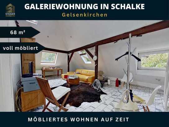 Exklusive Dachgeschosswohnung mit offener Galerie – Möbliertes Wohnen auf Zeit