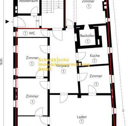 ATP1, 6-Zimmer, EG, *Stgt.-West*, Altbau, kein Denkmalschutz, interessantes Investment