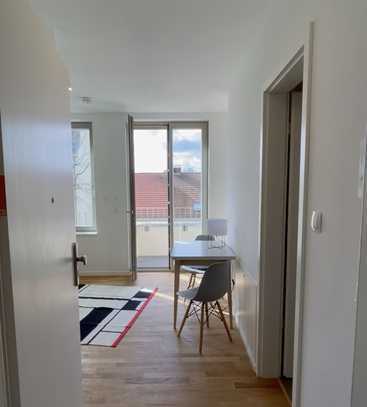 Möblierte 1-Zimmer-Wohnung mit Balkon in Potsdam Babelsberg