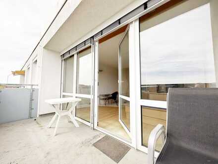 Traumhafte Aussicht - möbliertes Appartement mit Südbalkon - sofort frei!