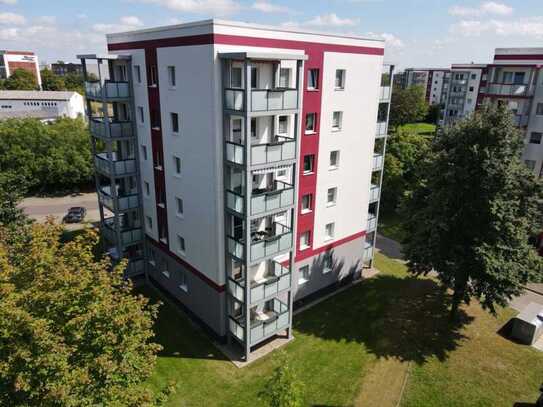 Hochwertig sanierte 2-Raumwohnung mit großem Balkon und Blick ins Grüne!
