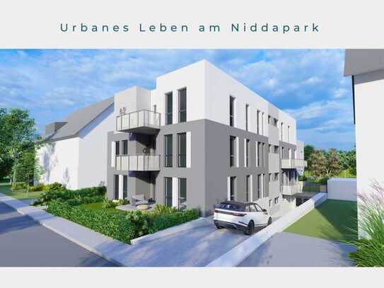 Neubau: 2-Zimmer Wohnung am Niddapark!