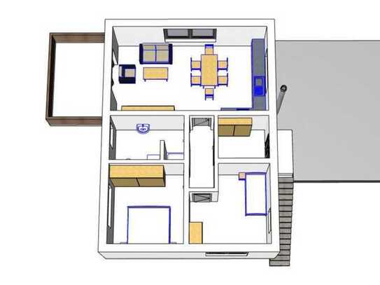 Neuwertige 3-Zimmer-Wohnung mit Balkon und Einbauküche in Landshut-Auloh