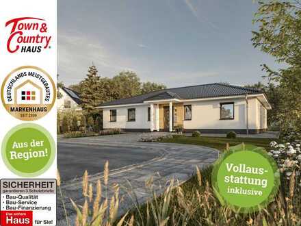Großer Bungalow-Traum: Massiv gebaut, voll ausgestattet und rundum sicher!