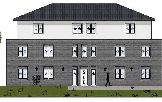 Projektierter Neubau: 6 Wohneinheiten mit KfW-40-Standard