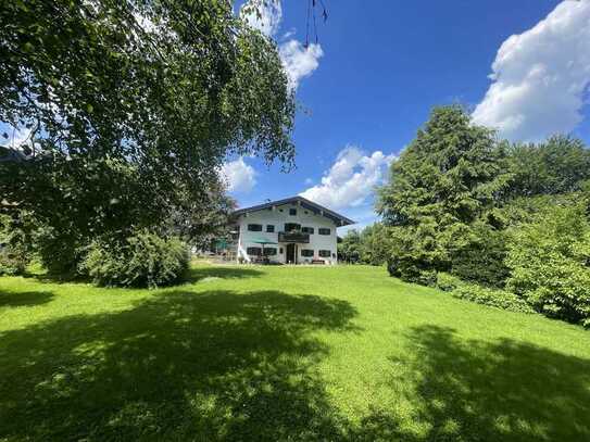 Historisches denkmalgeschütztes Bauernanwesen in Inzell mit 2.000 qm uneinsehbarem Gartengrundstück