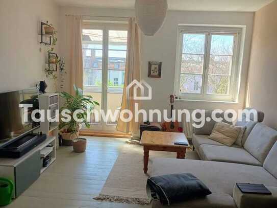 Tauschwohnung: Schöne helle Wohnung mit Balkon gegen 3Zimmer in Schöneweide