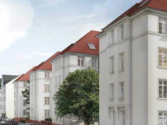 Attraktive 2-RW mit Balkon & Parkett / Bad mit Dusche / in der Südvorstadt**EBK mögl.** WE06**