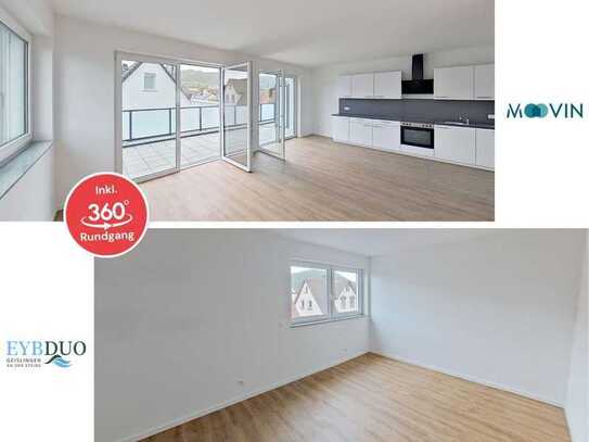 **Großzügige 3-Zimmer-Wohnung mit Balkon und Gäste-WC inklusive 360°-Rundgang**