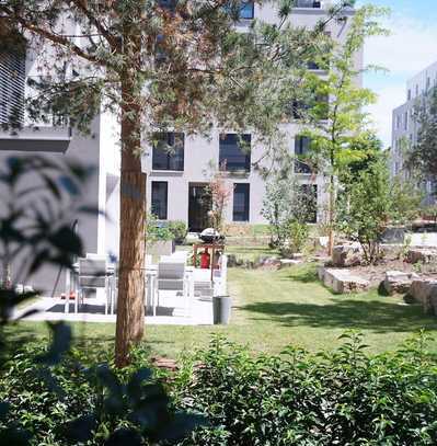 Neuwertige Wohnung in bester Lage. Stadtgärten am Henninger Turm