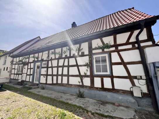 Süßes Fachwerkhaus mit viel Charme - Große Scheune - Großer Garten - Hof