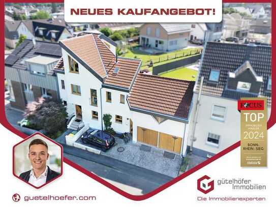 Wohnen im Herzen von Bornheim! Junges Split-Level Eigenheim mit Einliegerwohnung, Sauna und Garten