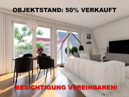 5-Zimmer-Maisonette mit großem Balkon und Blick in die Hausgärten