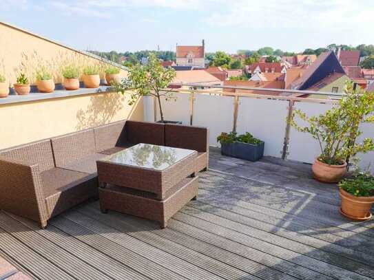 Zauberhafte Maisonettewohnung mit Dachterrasse am Buttermarkt!