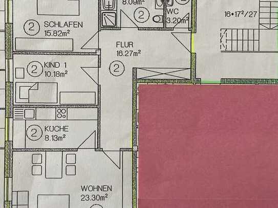 Ab 1.6.: Helle, sehr gepflegte 3-Zimmer-Wohnung in Essenbach