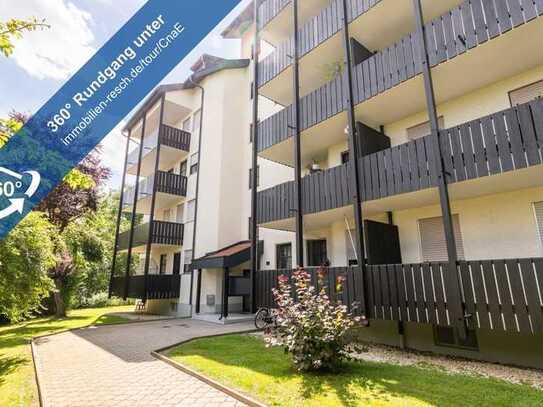 Interessant aufgeteilte 2-Zimmer-Wohnung in Passau-Grubweg/Falkenhof mit Wannenbad und Balkon