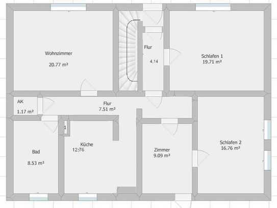 Erstbezug nach Sanierung mit Balkon: Schöne 3-Zimmer-Erdgeschosswohnung mit geh. Innenausstattung