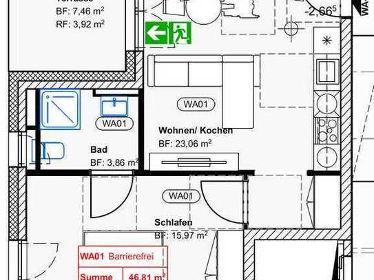 Perfekt für Singles & Paare - 2-Zi.-Wohnung mit Terrasse