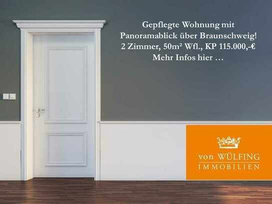 Gepflegte Wohnung mit Panoramablick über Braunschweig!