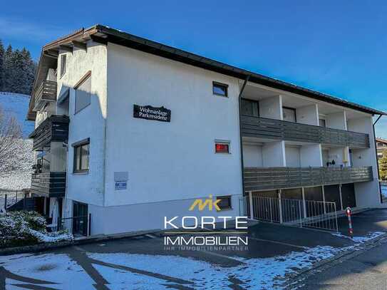 Kapitalanlage! 
 1 Zimmer Apartement in Oberstaufen direkt am KURPARK