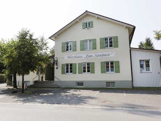 Idyllischer Landgasthof -Wirtshaus zum Sandmeir- mit Kleinkunstbühne und Topeinrichtung in Althegnen