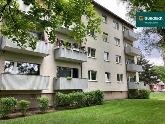 MISBURG | gepflegte 2-Zimmer-Wohnung mit Balkon und PKW-Stellplatz