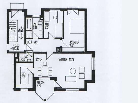 Schöne 3-Zimmer-EG-Wohnung mit gehobener Innenausstattung mit Balkon in Ulm