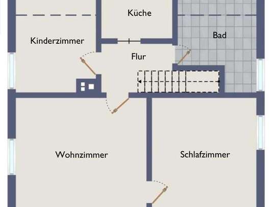 Renovierte 3-Zimmer-Wohnung mit Einbauküche in Hamburg