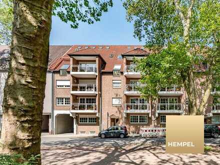 Kleine Stadtoase-
Vermietete Erdgeschosswohnung mit eigenem Garten und Garage in Duisburg-Duissern