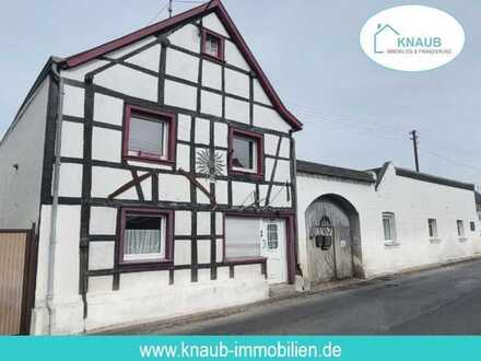 Fachwerkhaus+Einliegerwohnung+Garage+Werkstatt, Wohnfläche ca. 160 m², Grundstück ca. 665 m²