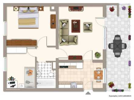 Gepflegte 3-Zimmer-Wohnung mit Balkon und TG-Stellplatz in Worms - Nähe BIZ - 70 m²