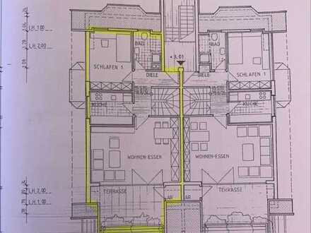 Schöne, helle 3-Raum-Maisonette Wohnung mit Balkon und Einbauküche in Bergisch Gladbach