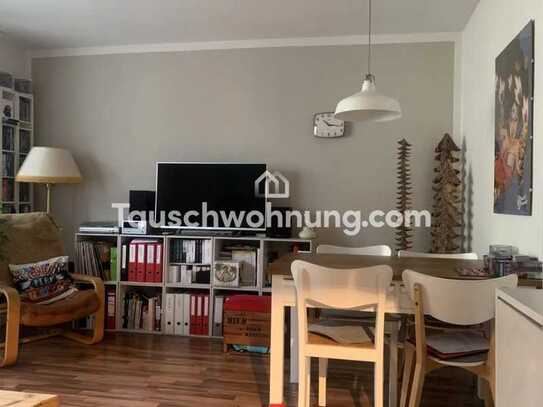 Tauschwohnung: Hell, zentral, günstig 2-Zimmer gegen 3-Zimmer mit Balkon