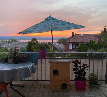 Schöne 2-Zimmer Wohnung mit Balkon und Seeblick