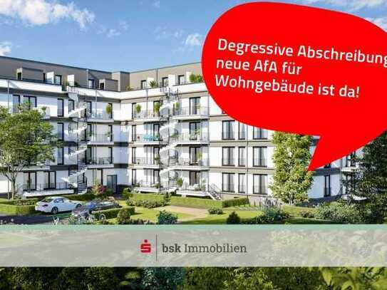 3-Zimmer Neubauwohnung, barrierefrei, mit Balkon und Stellplatz