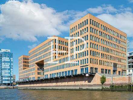 Büroflächen mit Blick auf Elbe und Hafen mieten