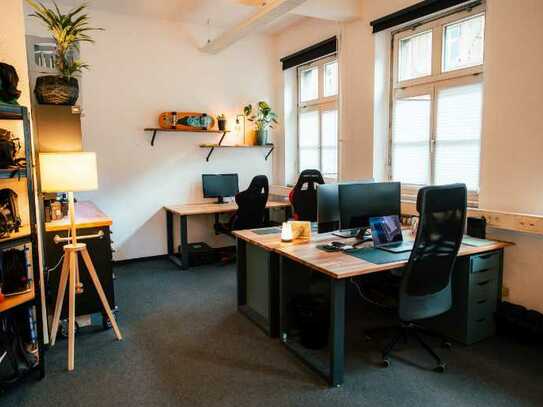 Schreibtisch in gemütlichem Coworking Space / Neckarstadt-West - All-in-Miete
