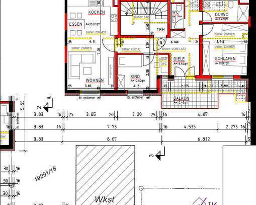 1 bis 3 Generationenhaus zum Ausbau inkl. Garten und vermietetem Appartement