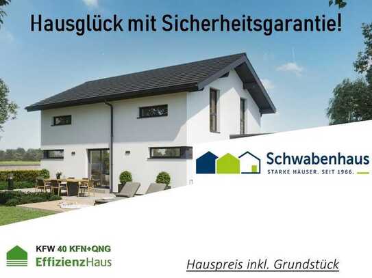 Hausglück sichern! QNG/KFN gefördert in die eigenen 4- Wände mit Schwabenhaus!