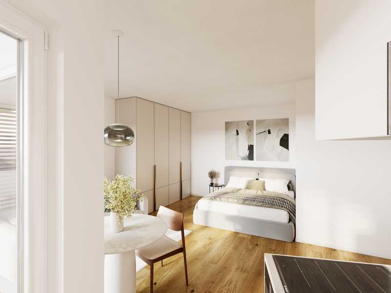 1-Zimmer Neubauwohnung mit großzügigem Sonnenbalkon