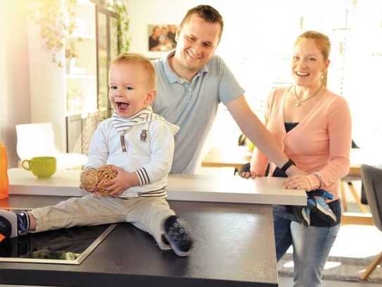 Ein Fertighaus für die Familie: Platz für Kinder und Träume.