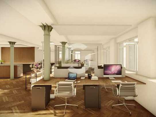 Exklusive Bürofläche in historischem Ambiente – Top-modern und sofort verfügbar!