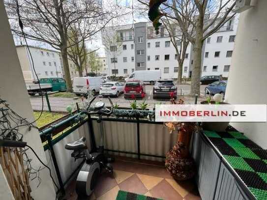 IMMOBERLIN.DE - Nahe Kurt-Schumacher-Platz! Gepflegte 3-Zimmer-Wohnung mit Sonnenbalkon