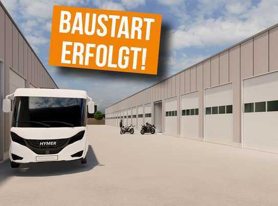 Halle im neuen XXL-Garagenpark Eckersmühlen