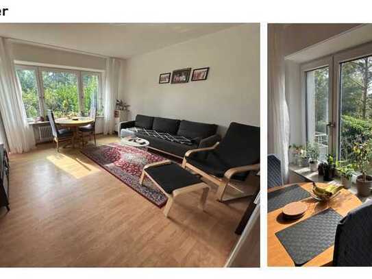 Nachmieter Gesucht: Helle 3-Zi-EG-Wohnung mit Balkon und EBK, 7 Min zum Bahnhof S-Rohr