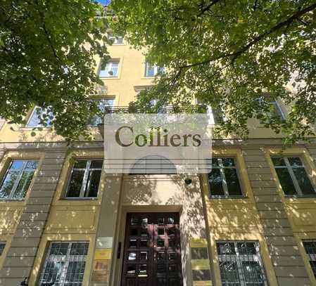 Voll ausgestattetes Altbau-Büro am Rotkreuzplatz - COLLIERS