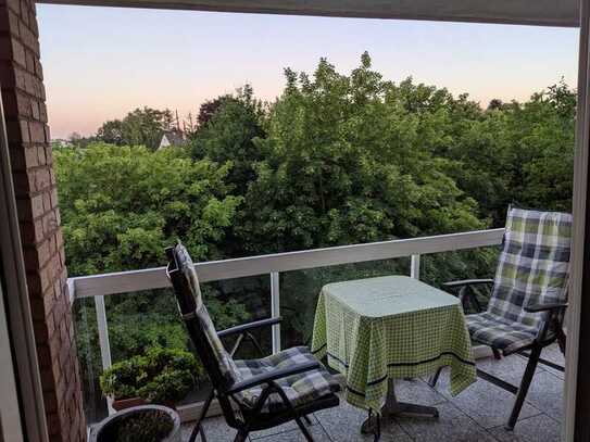 Wohnung mit 2 Sonnenbalkonen und Grünblick in ruhiger zentraler Lage